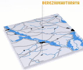 3d view of Berëzovka Vtoraya