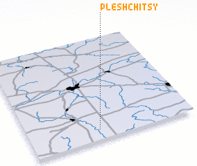 3d view of Pleshchitsy