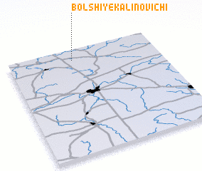 3d view of Bolʼshiye Kalinovichi