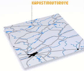 3d view of Kapustino Vtoroye