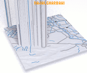 3d view of Naj‘ al Gharbāwī