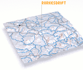 3d view of Rorkeʼs Drift