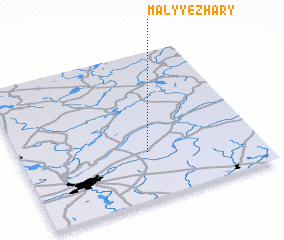 3d view of Malyye Zhary