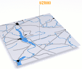 3d view of Uzniki