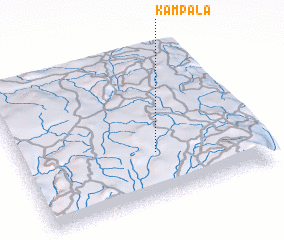 3d view of Kampala