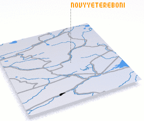 3d view of Novyye Tereboni