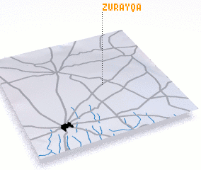 3d view of Zurayqāʼ