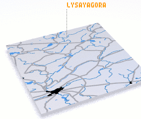3d view of Lysaya Gora