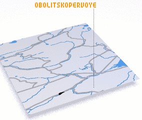 3d view of Obolitsko Pervoye