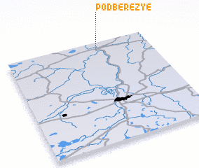 3d view of Podberez\