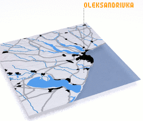 3d view of Oleksandrivka