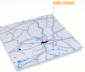 3d view of Bor-Lozava