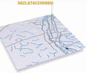 3d view of Nazlat aş Şurmānī