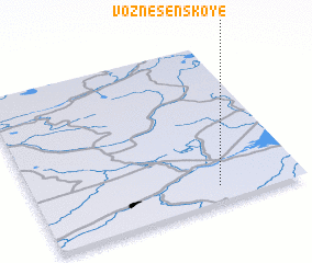 3d view of Voznesenskoye