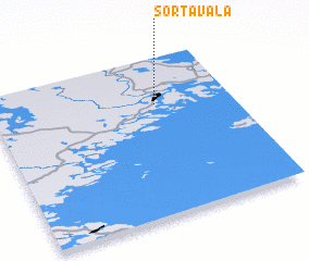 3d view of Sortavala
