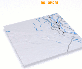 3d view of Naj‘ ‘Arabī