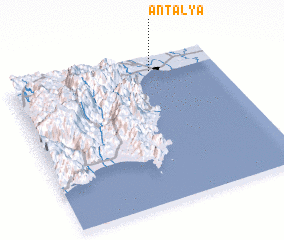 3d view of Antalya