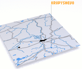 3d view of Krupyshëvo