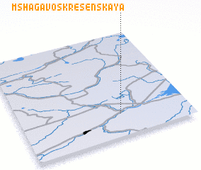 3d view of Mshaga Voskresenskaya