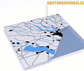 3d view of Khutor Novo-Maslovo