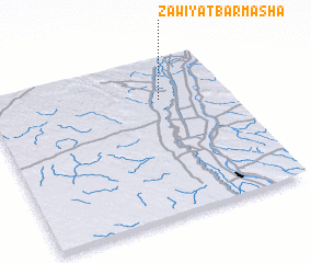 3d view of Zāwiyat Barmashā