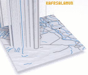 3d view of Kafr Salāmūn