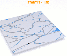 3d view of Staryy Shimsk