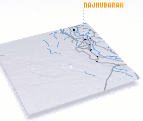 3d view of Naj‘ Mubārak