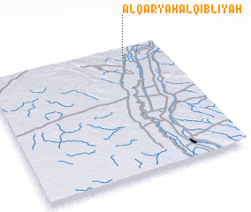 3d view of Al Qaryah al Qiblīyah