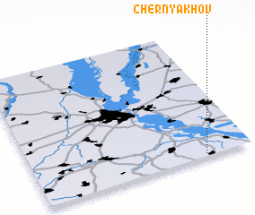 3d view of Chernyakhov