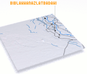 3d view of Biblāw wa Nazlat Badawī