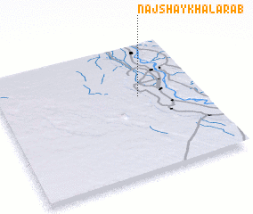 3d view of Naj‘ Shaykh al ‘Arab