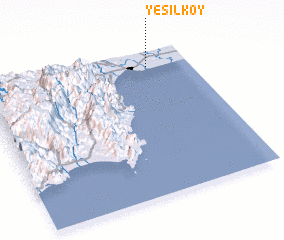 3d view of Yeşilköy