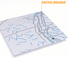 3d view of Kafr al Madāwir
