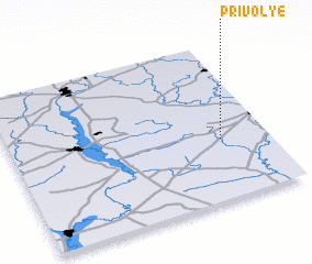 3d view of Privolʼye