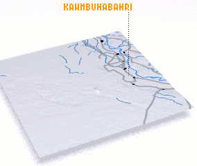 3d view of Kawm Būhā Baḩrī