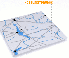 3d view of Koselʼskiy Prudok
