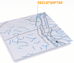 3d view of Nazlat Qufţān