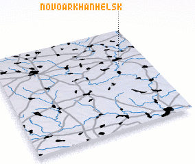 3d view of Novoarkhanhel\