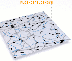 3d view of Plosko-Zabugskoye