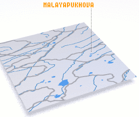 3d view of Malaya Pukhova