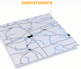 3d view of Novaya Tukhinya