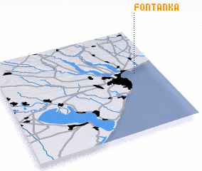 3d view of Fontanka