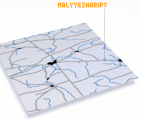 3d view of Malyye Sharipy