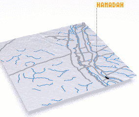 3d view of Ḩamāḑah