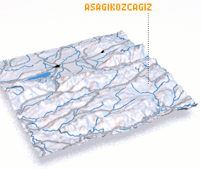 3d view of Aşağıkozcağız