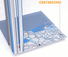 3d view of ‘Izbat Abū Zikrī