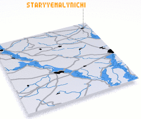 3d view of Staryye Malynichi