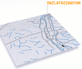 3d view of Nazlat az Zāwiyah