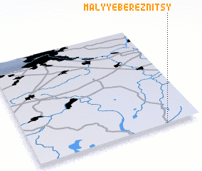 3d view of Malyye Bereznitsy